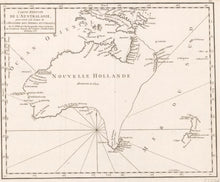 Nouvelle Hollande, Vaugondy 1756 - hand coloured framed print - ready to hang