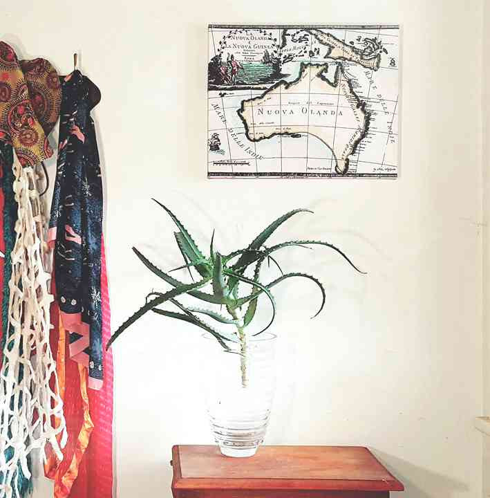 Map artistry in home decor