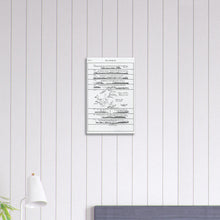 New Holland - Shark Bay from the Voyage of H.M.S. Roebuck 1699, Dampier - stretched canvas - ready to hang