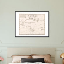 Nouvelle Hollande, Vaugondy 1756 - hand coloured framed print - ready to hang