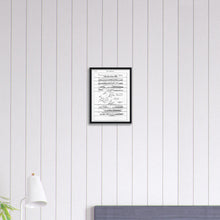 New Holland - Shark Bay from the Voyage of H.M.S. Roebuck 1699, Dampier - framed print - ready to hang