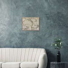 New Holland & the Adjacent Islands, Kincaid, London 1792 - hand coloured stretched canvas - ready to hang