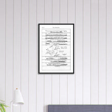 New Holland - Shark Bay from the Voyage of H.M.S. Roebuck 1699, Dampier - framed print - ready to hang