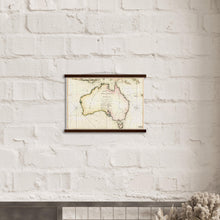 General Chart of Terra Australis or Australia, Flinders 1814 - hand coloured hanging print