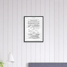 New Holland - Shark Bay from the Voyage of H.M.S. Roebuck 1699, Dampier - framed print - ready to hang