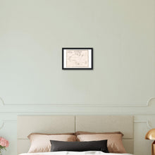 Nouvelle Hollande, Vaugondy 1756 - hand coloured framed print - ready to hang