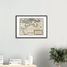 New Guinea, New Britain and New Holland, Moll, London 1720 - hand coloured framed print - ready to hang