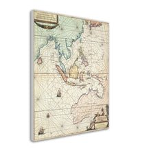 Oost Indien, Doncker, Amsterdam 1659 - stretched canvas 50cm x 60cm - ready to hang