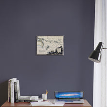 Nuove Scoperte Mare Del Sud, Zatta, Venice 1776 - stretched canvas - ready to hang