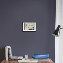 Nuove Scoperte Mare Del Sud, Zatta, Venice 1776 - hand coloured framed print - ready to hang