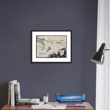 Nuove Scoperte Mare Del Sud, Zatta, Venice 1776 - hand coloured framed print - ready to hang