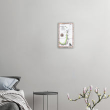 Van Diemens Land, Furneaux 1773, showing the track of the Adventure, Cook's Second Voyage - hand coloured stretched canvas - ready to hang