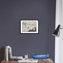 Nuove Scoperte Mare Del Sud, Zatta, Venice 1776 - hand coloured framed print - ready to hang