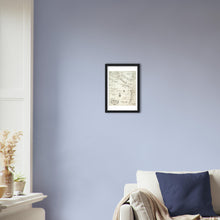 Terra Incognita , Torres Strait - hand coloured framed print - ready to hang